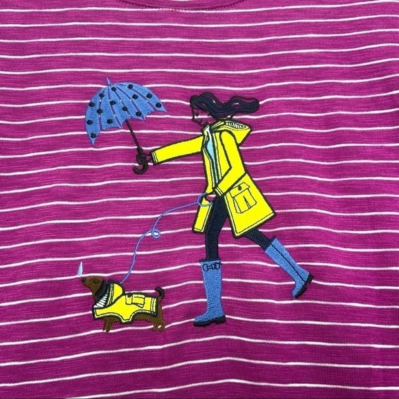 TALBOTS Crew-Neck Shirt. Size Medium. (NWT) - Picture 3 of 6